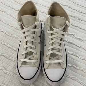 Converse High-Top Canvas Sneakers size 7.5